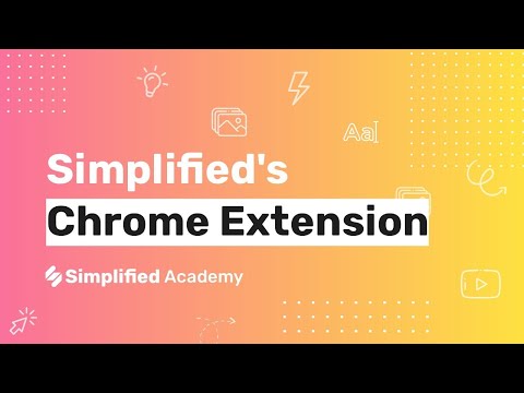 simplified chrome extension